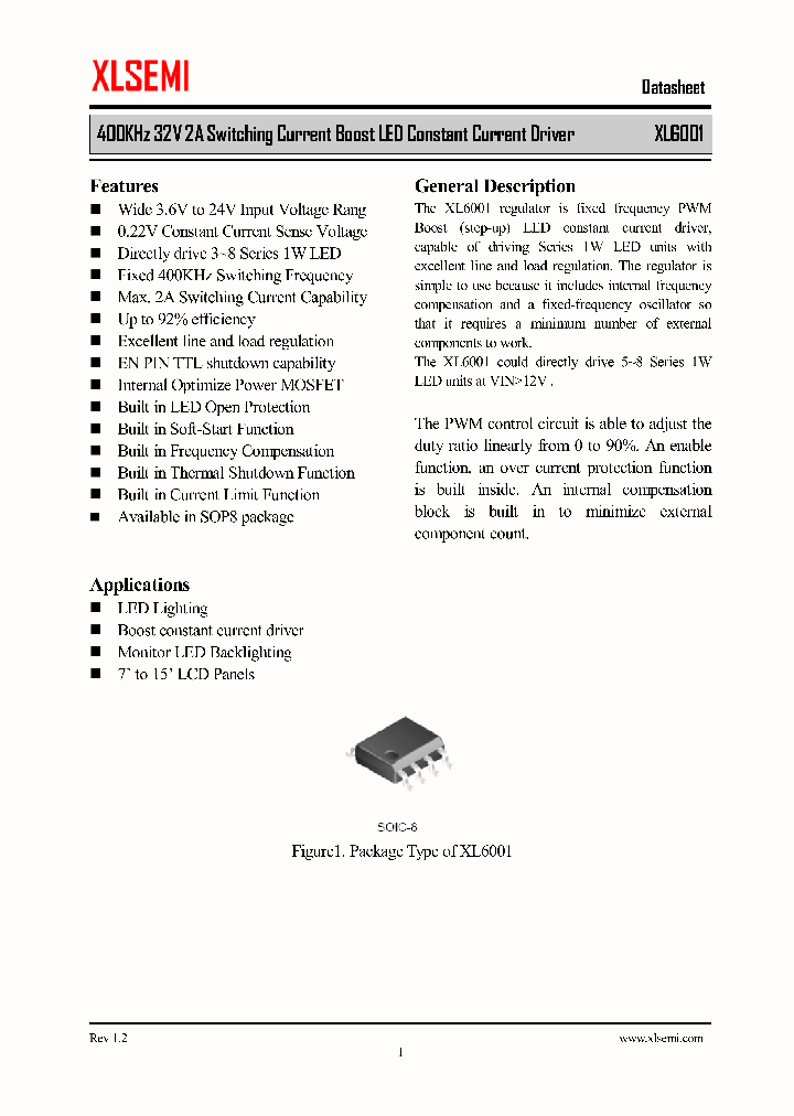 XL6001E1_8407065.PDF Datasheet