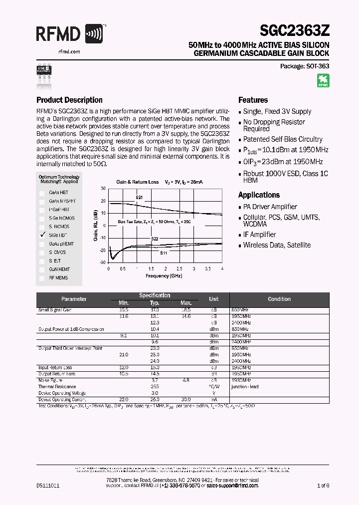 SGC2363ZPCK2_8407108.PDF Datasheet