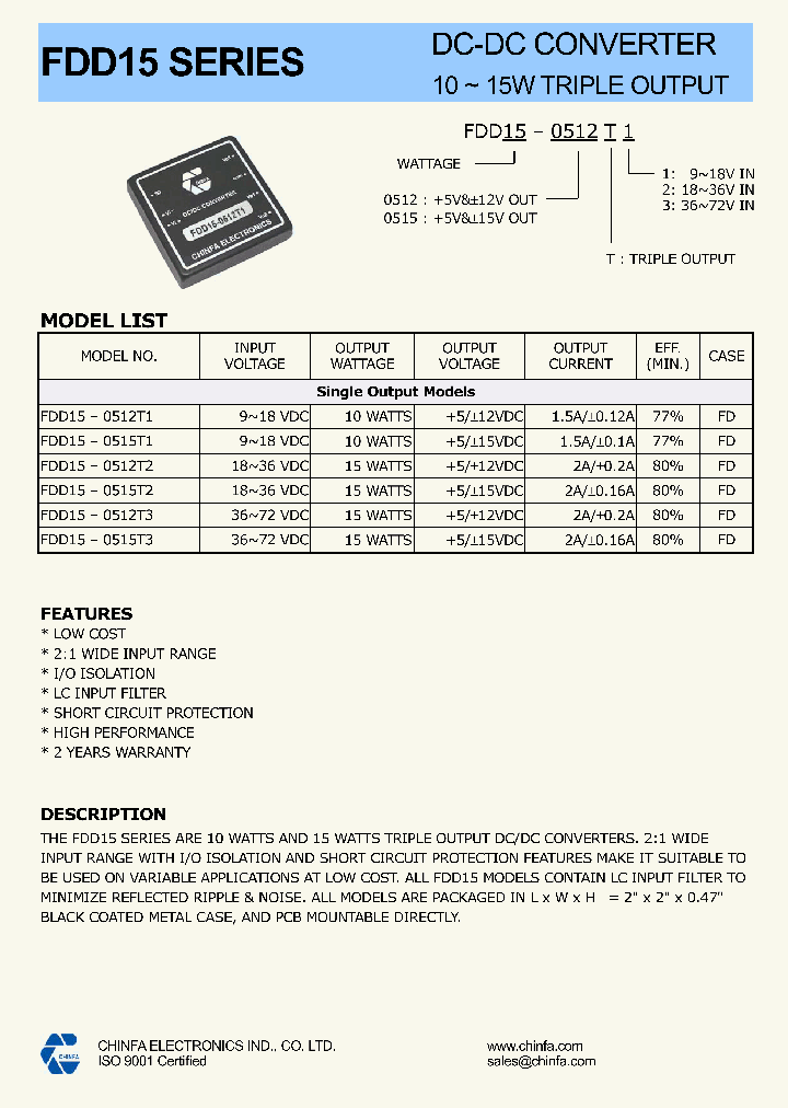 FDD15-0512T3_8407027.PDF Datasheet