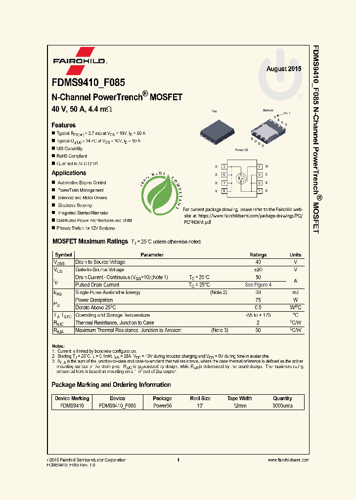 FDMS9410-F085_8407166.PDF Datasheet