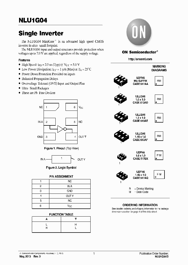 NLU1G04_8407263.PDF Datasheet