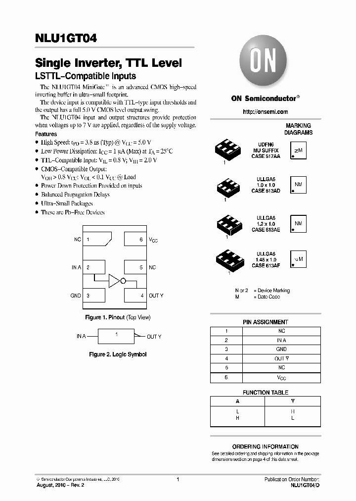 NLU1GT04_8407270.PDF Datasheet