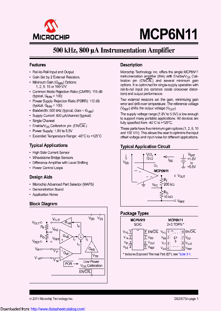 MCP6N11-001ESN_8408578.PDF Datasheet