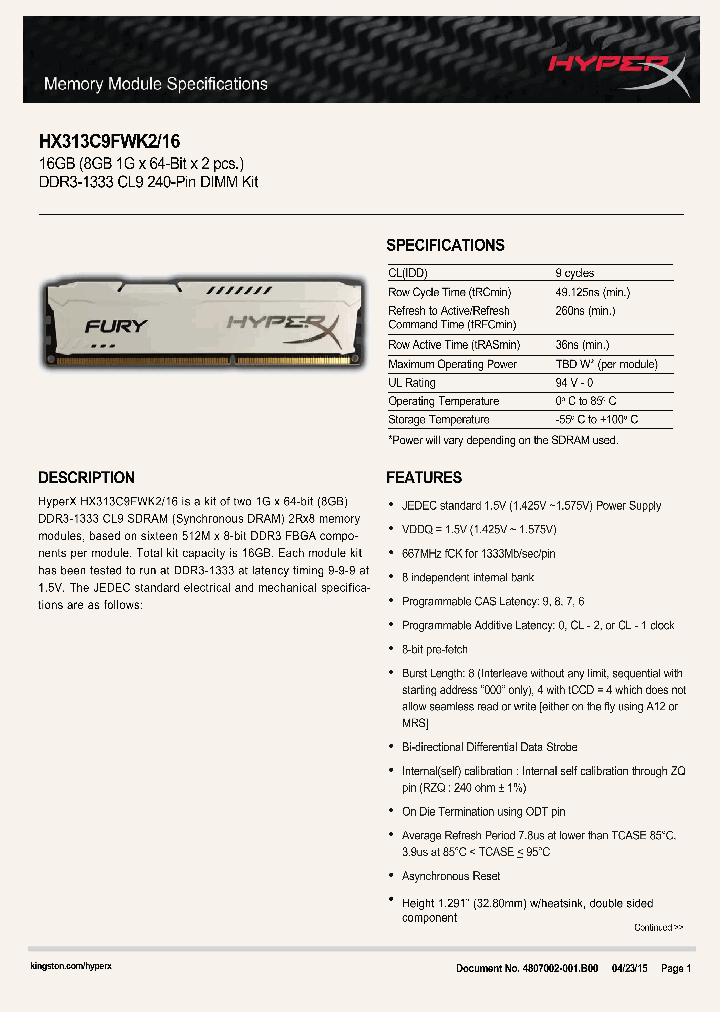 HX313C9FWK2-16_8408459.PDF Datasheet
