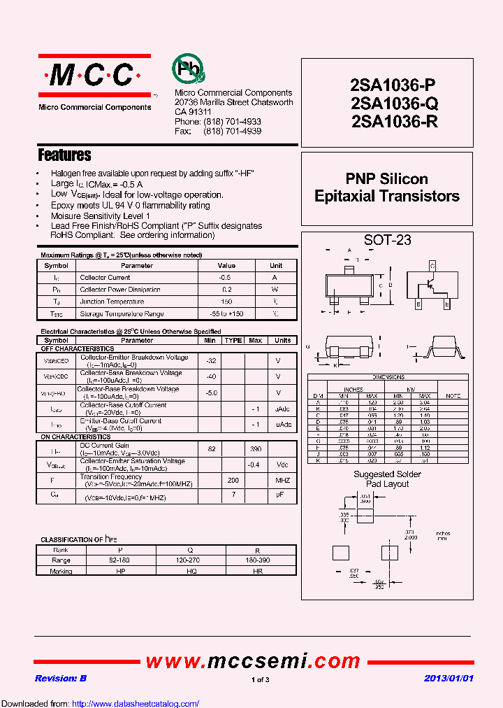 2SA1036-Q_8408487.PDF Datasheet