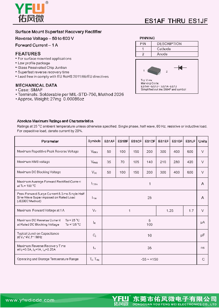 ES1GF_8408690.PDF Datasheet