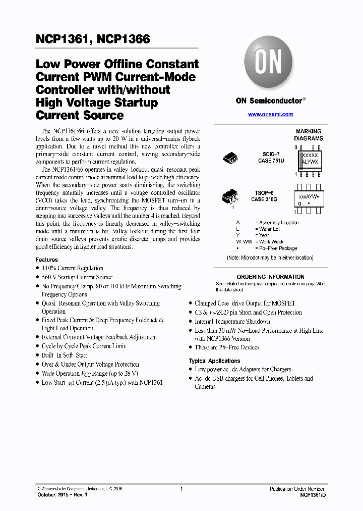 NCP1361EABAYSNT1G_8408906.PDF Datasheet