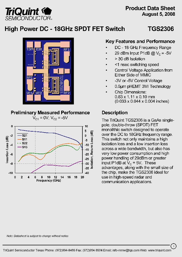 TGS2306_8408810.PDF Datasheet