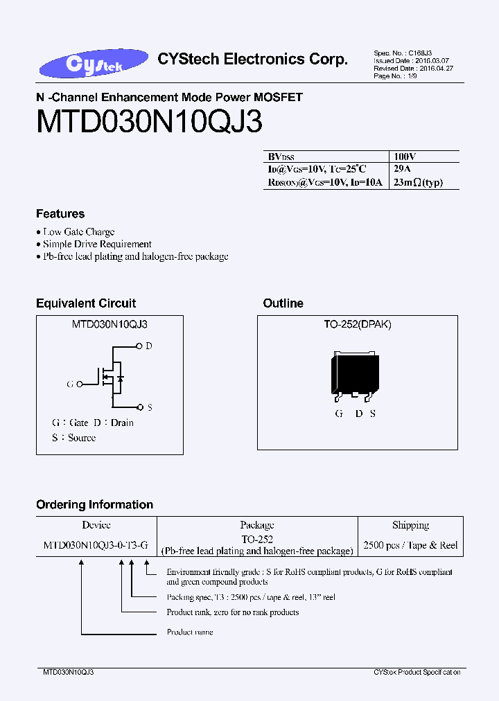 MTD030N10QJ3-0-T3-G_8409092.PDF Datasheet