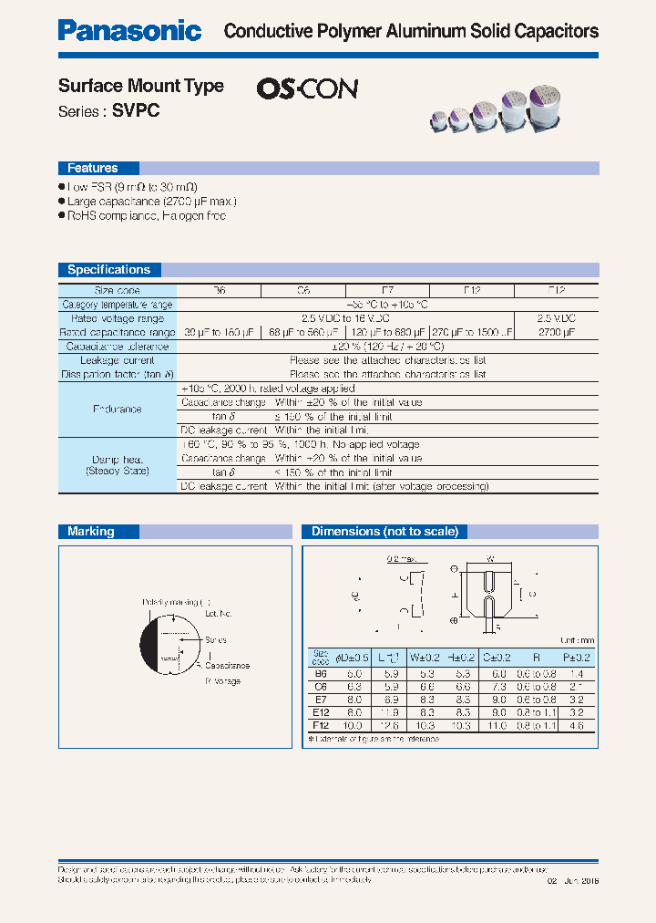 2R5SVPC2700M_8410001.PDF Datasheet