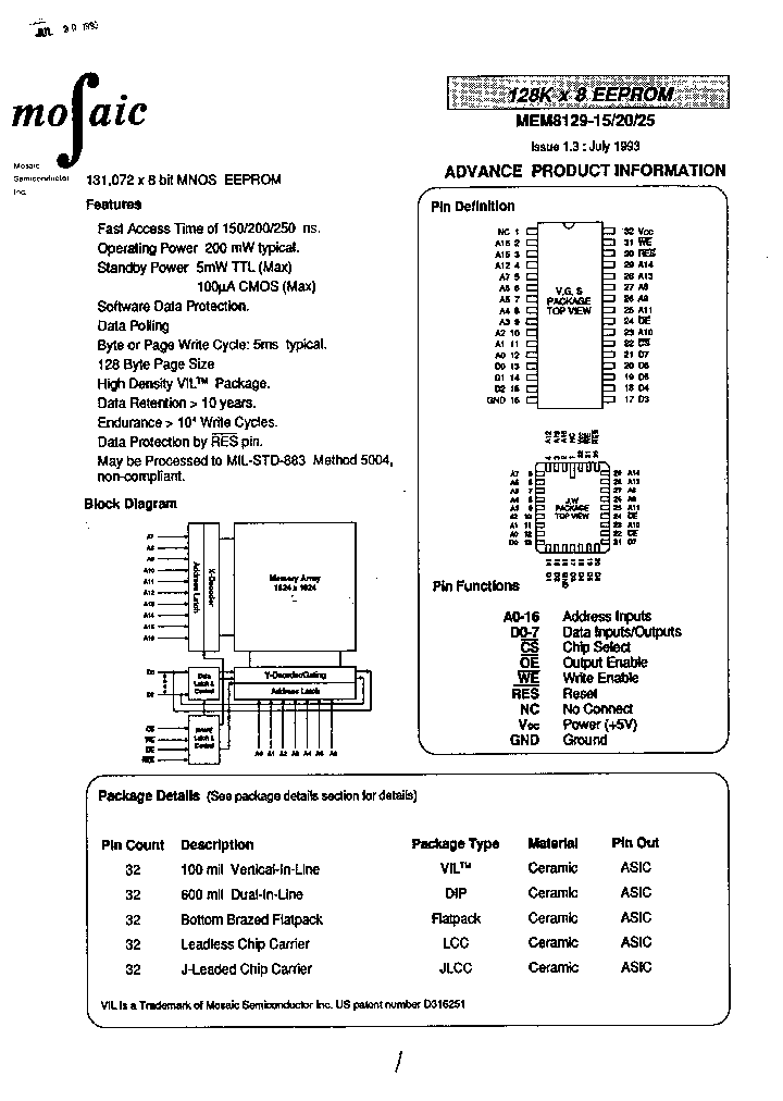 MEM8129GMB-15_8411485.PDF Datasheet