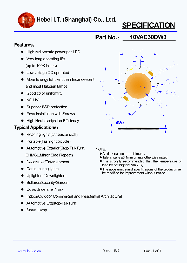 10VAC30DW3_8411590.PDF Datasheet