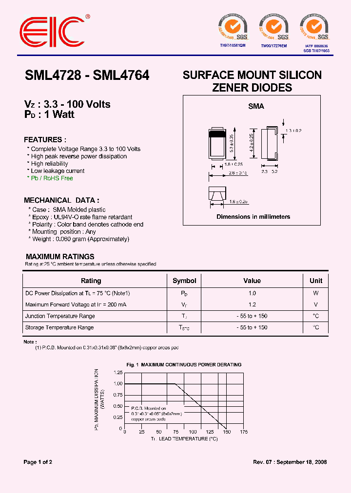 SML4740_8411559.PDF Datasheet