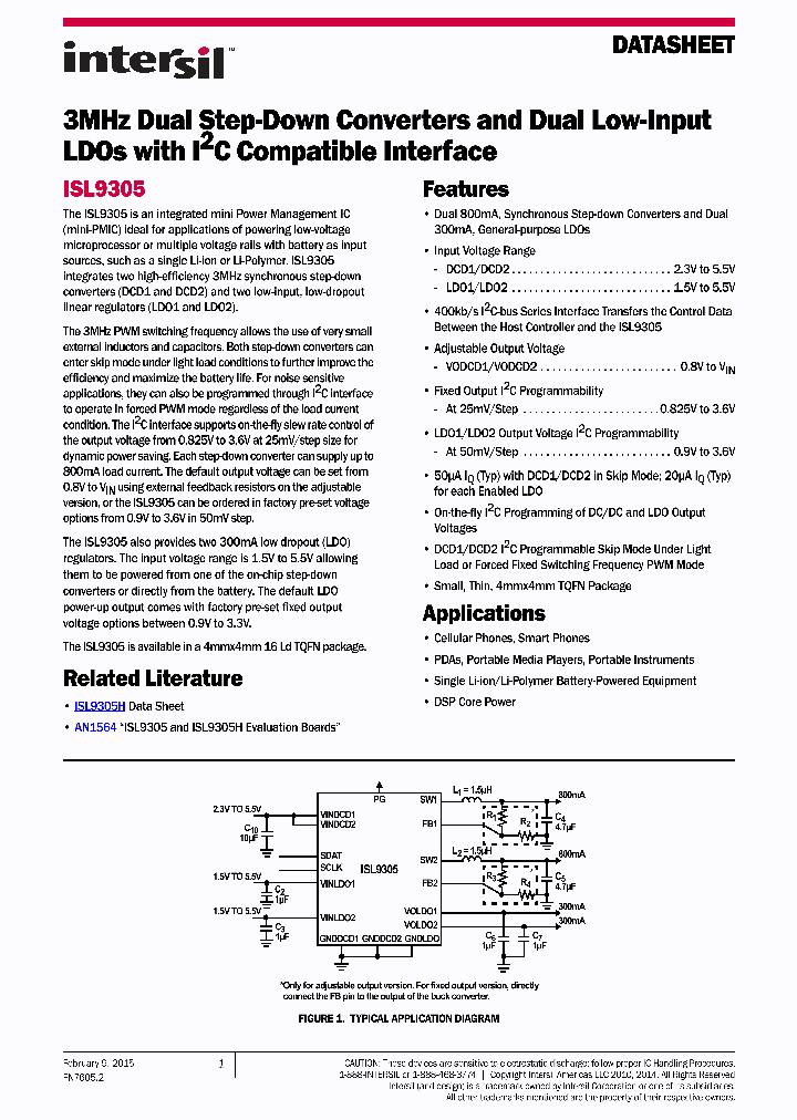 ISL9305IRTBFNCZEV1Z_8411868.PDF Datasheet