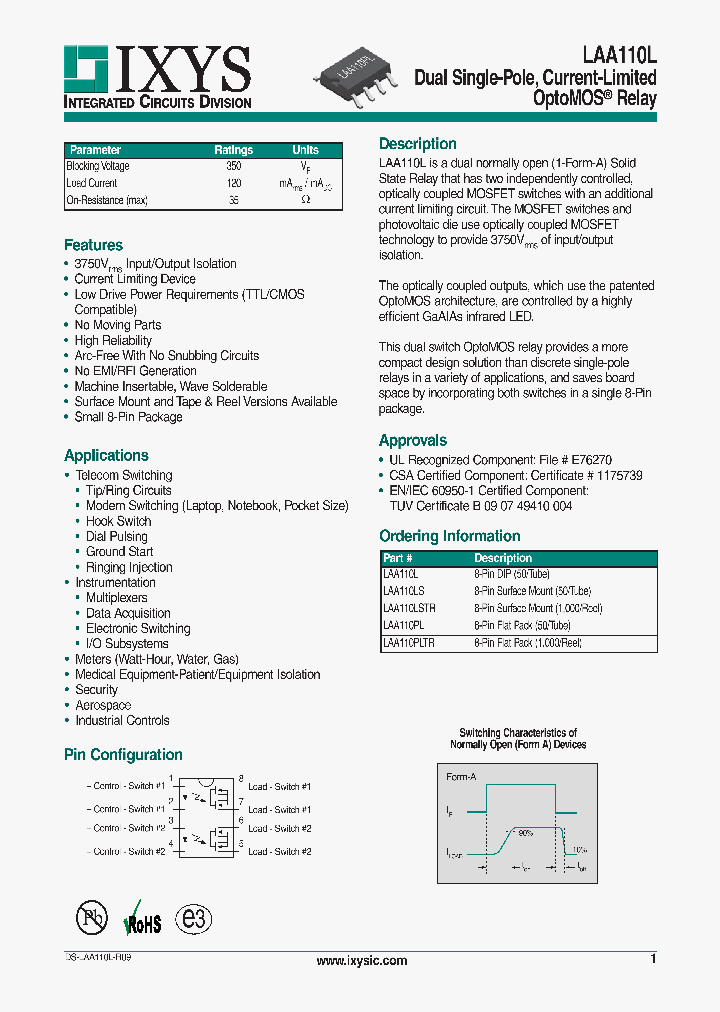 LAA110LSTR_8411878.PDF Datasheet