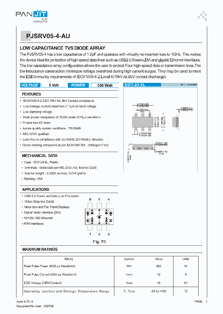 PJSRV05-4-AU_8413093.PDF Datasheet