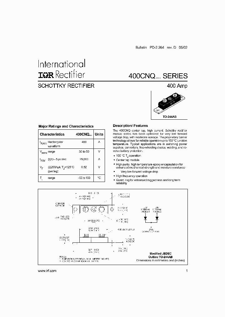 400CNQ040_8413711.PDF Datasheet