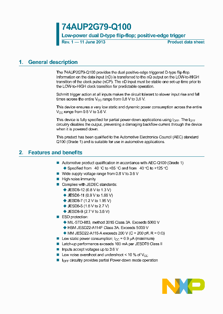 74AUP2G79DC-Q100_8413113.PDF Datasheet