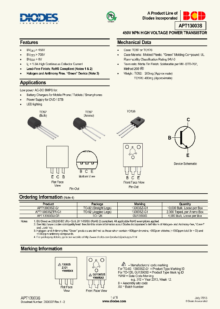 APT13003SU-G1_8415257.PDF Datasheet