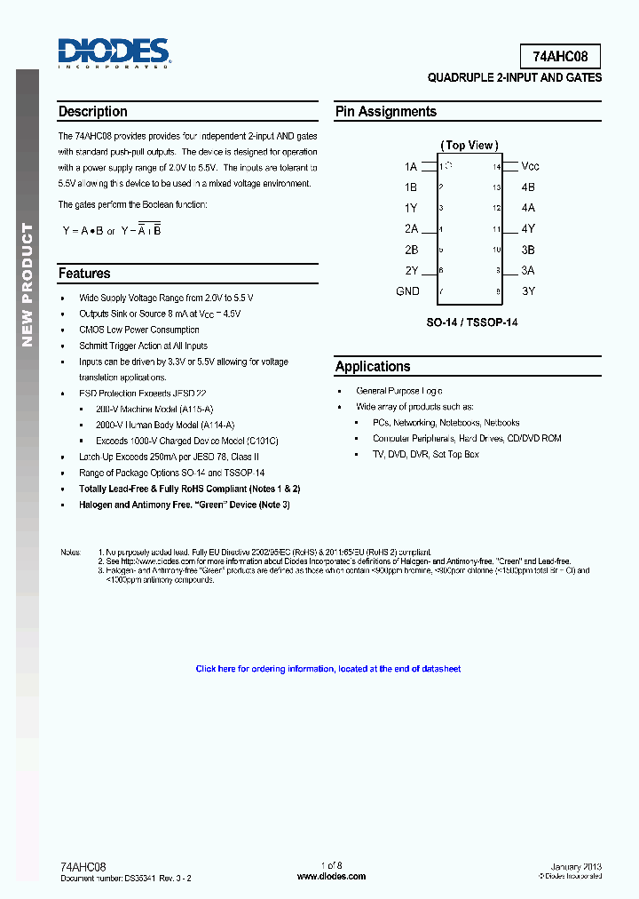 74AHC08T14-13_8416181.PDF Datasheet