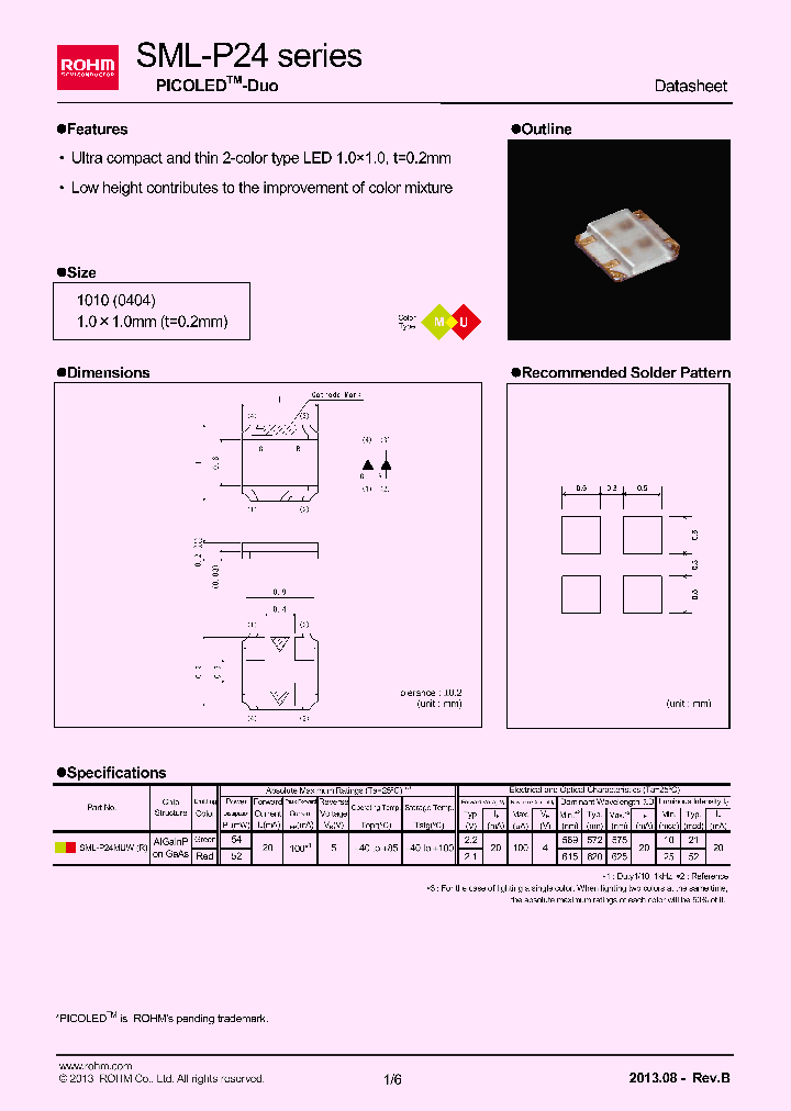 SML-P24MUW_8416509.PDF Datasheet