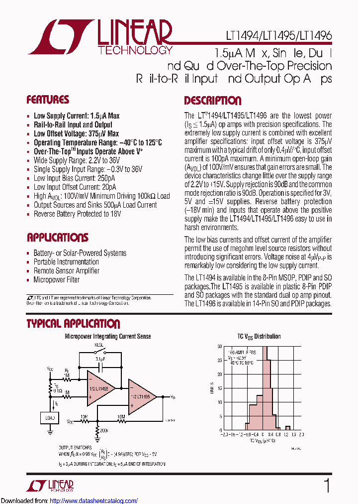 LT1496ISTRPBF_8417842.PDF Datasheet