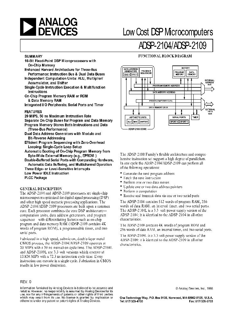 ADSP-2104KP-55_8416621.PDF Datasheet