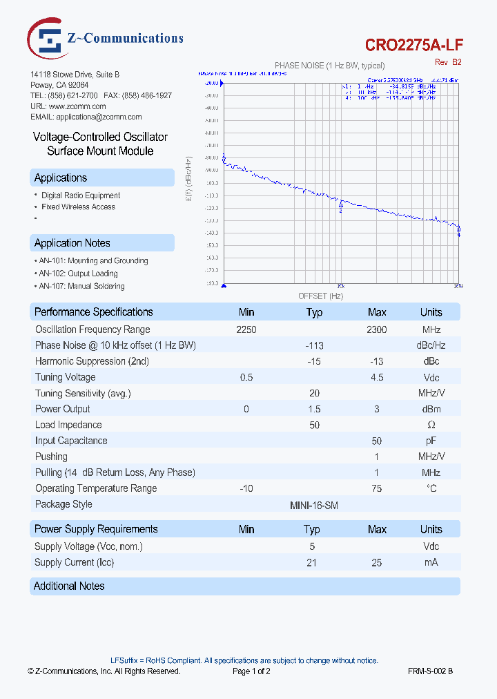 CRO2275A-LF_8418697.PDF Datasheet