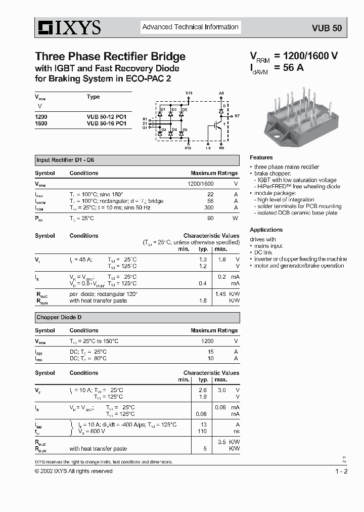VUB50-16PO1_8418880.PDF Datasheet