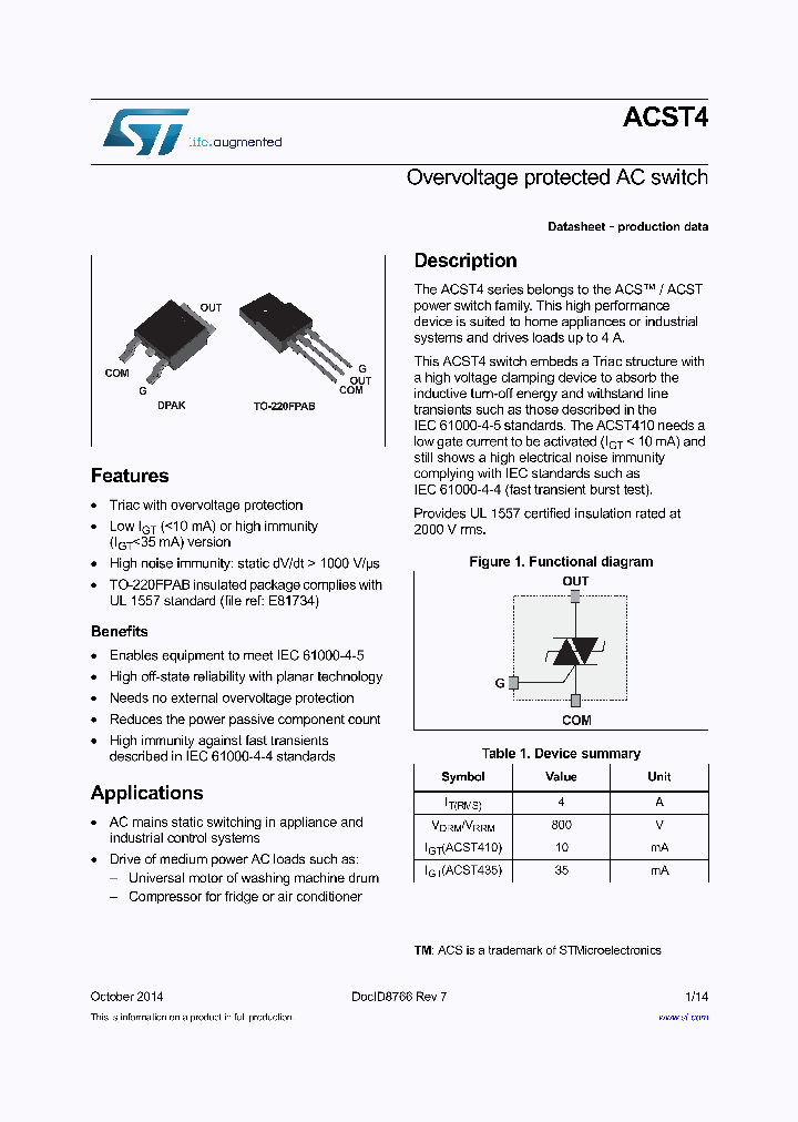 ACST435-8B_8419577.PDF Datasheet