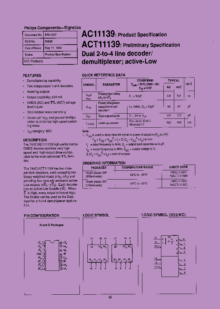 74AC11139N_8418820.PDF Datasheet