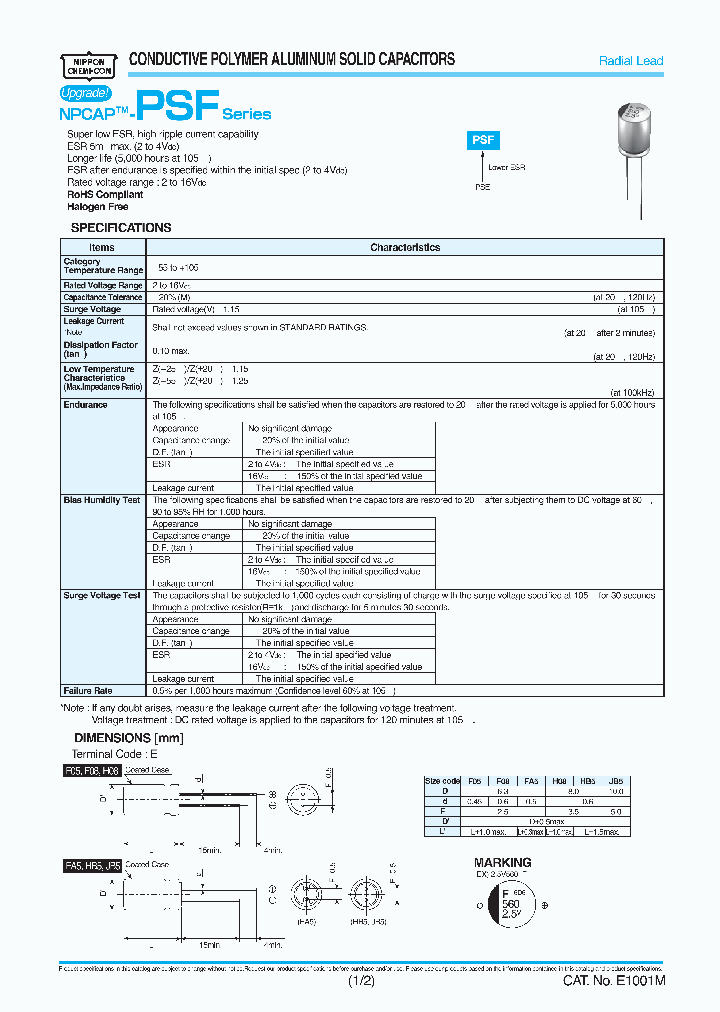 APSF160E101MF05S_8420264.PDF Datasheet