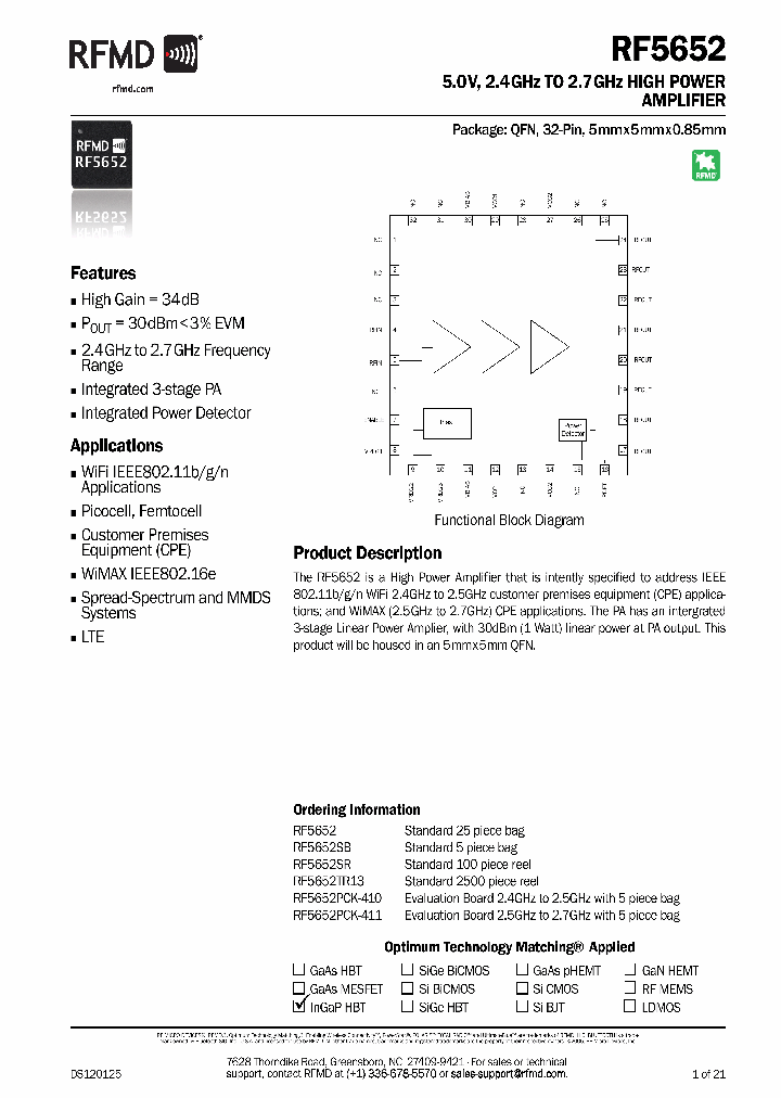 RF5652PCK-411_8420718.PDF Datasheet