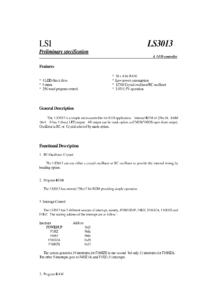 LS3013_8421281.PDF Datasheet