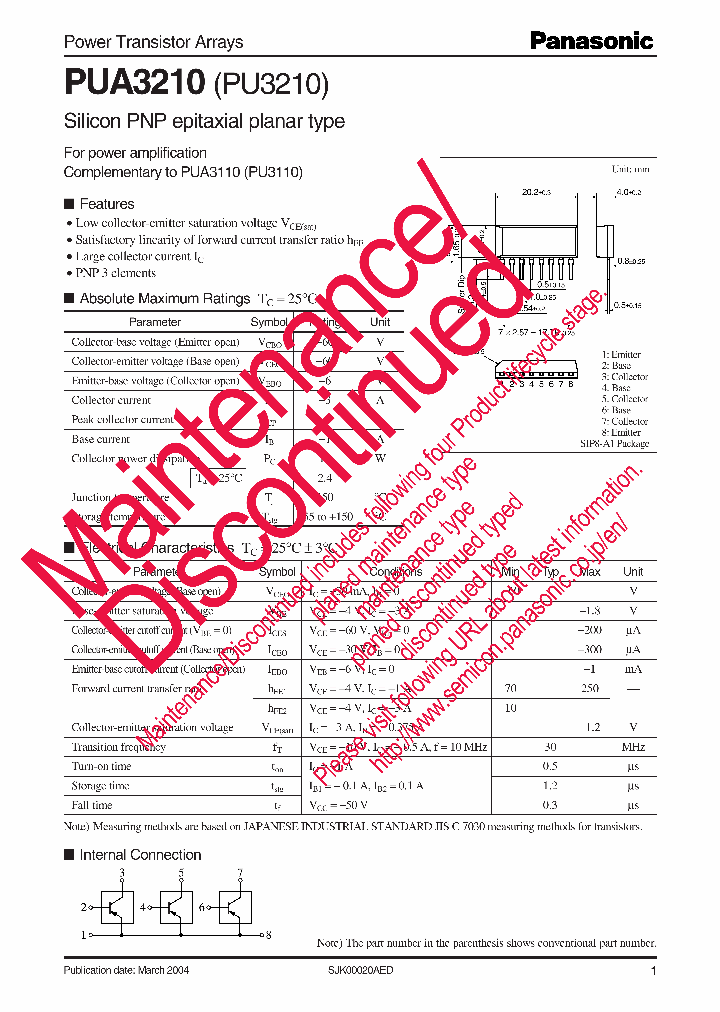 PUA3210_8420769.PDF Datasheet