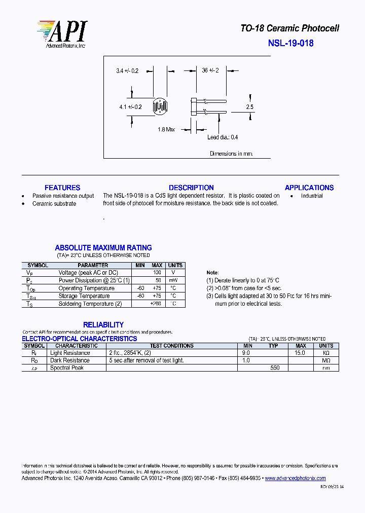NSL-19-018_8420620.PDF Datasheet