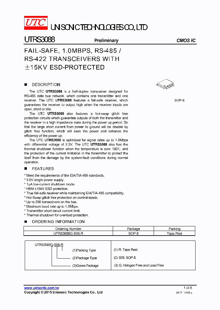 UTRS3088_8422644.PDF Datasheet