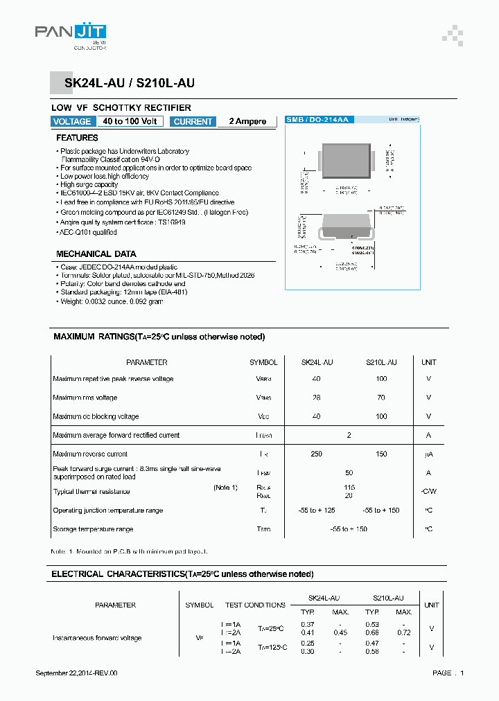 S210L-AU_8422725.PDF Datasheet