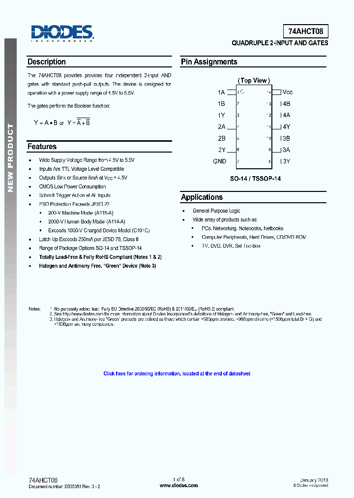 74AHCT08S14-13_8422796.PDF Datasheet