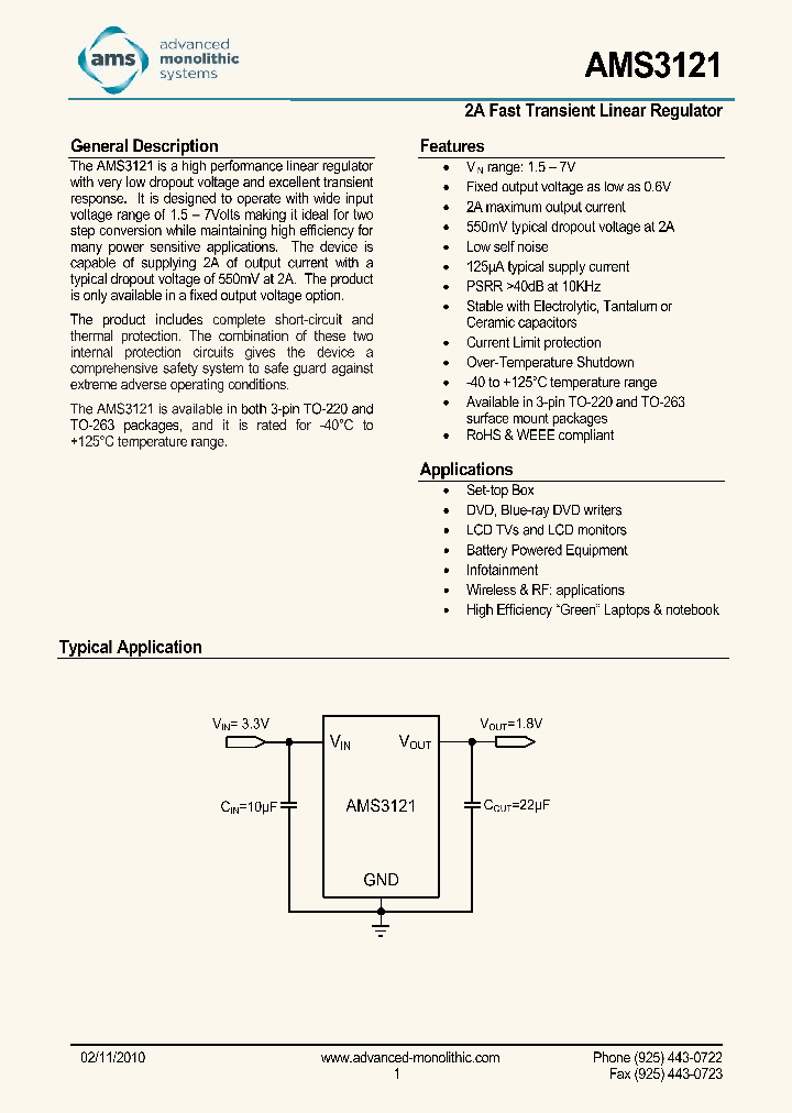 AMS3121M-XX_8422953.PDF Datasheet