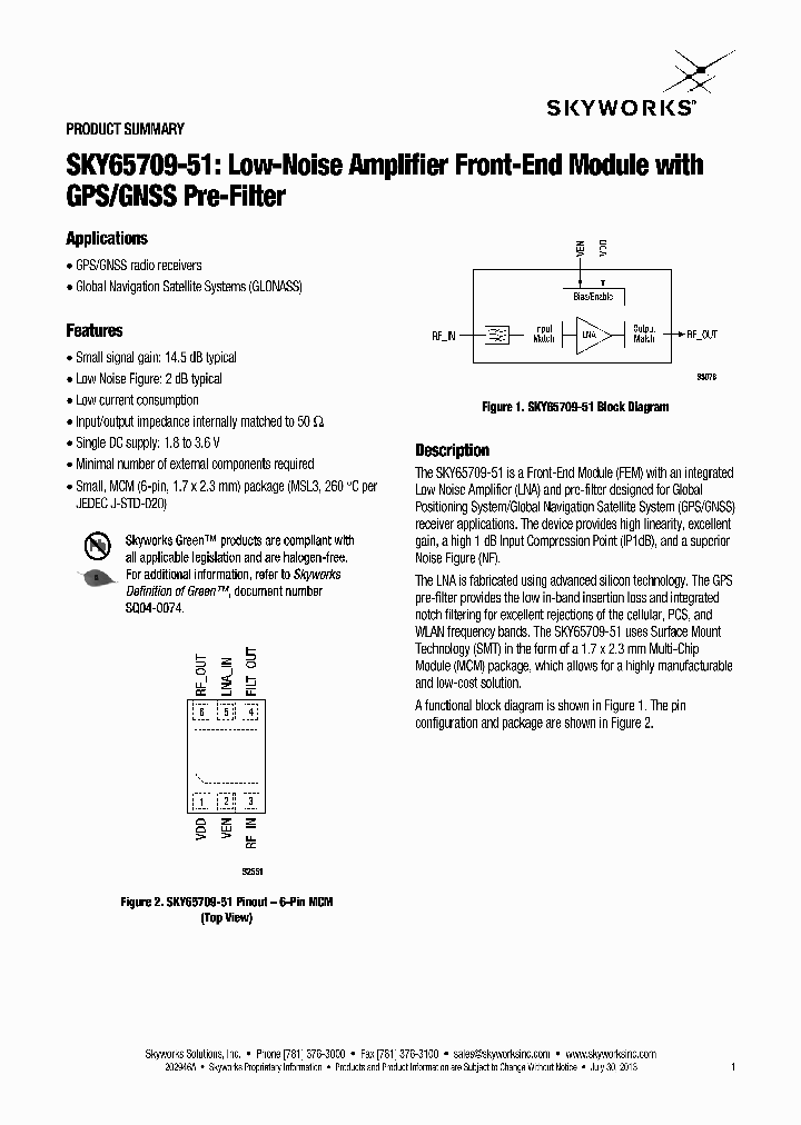 SKY65709-51_8423055.PDF Datasheet