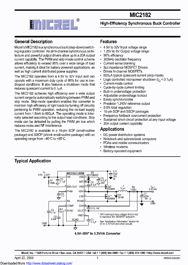 MIC2182-50YSM_8423225.PDF Datasheet
