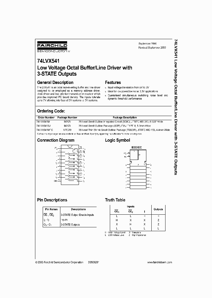 74LVX541MX_8423486.PDF Datasheet