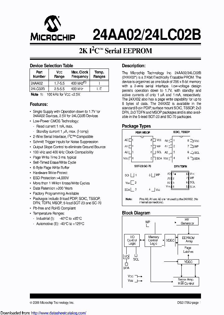 24LC02B-ESN16KVAO_8423810.PDF Datasheet