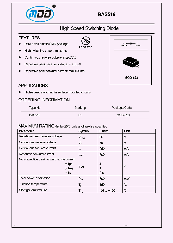BAS516_8425229.PDF Datasheet