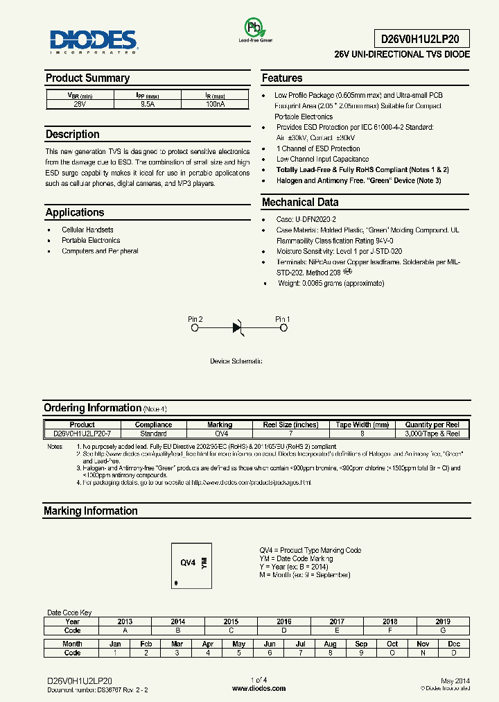 D26V0H1U2LP20_8423595.PDF Datasheet