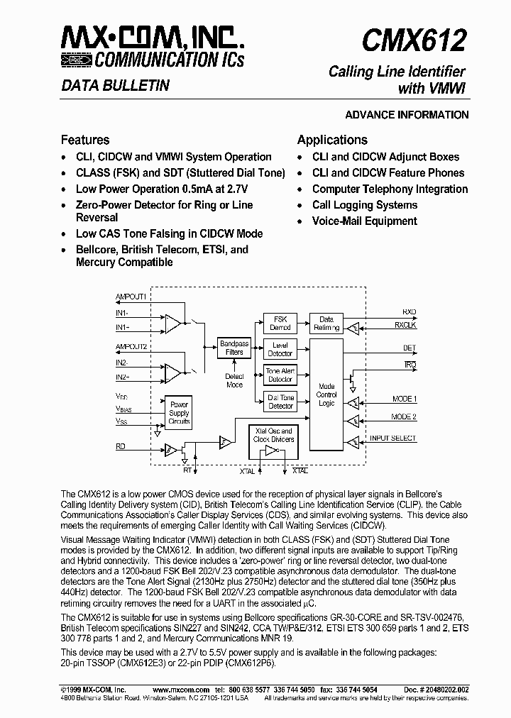 MX612P6_8424818.PDF Datasheet