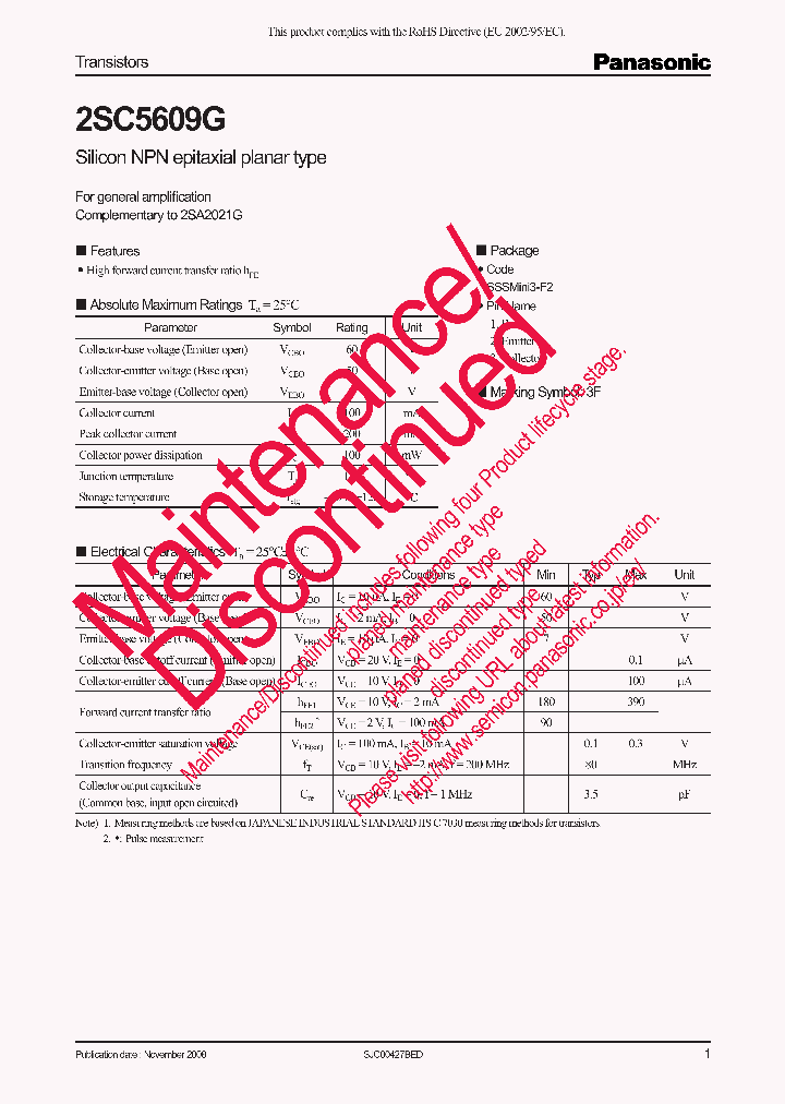 2SC5609G_8425811.PDF Datasheet