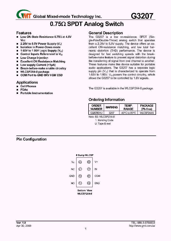 G3207_8427730.PDF Datasheet