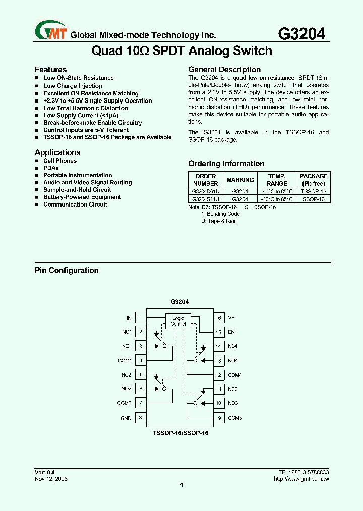 G3204_8427727.PDF Datasheet